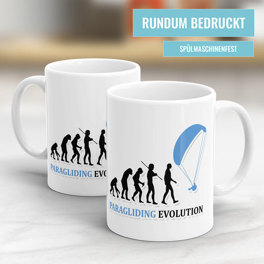 Paragliding Evolution Tasse - Geschenkidee für Paraglider - Fulima