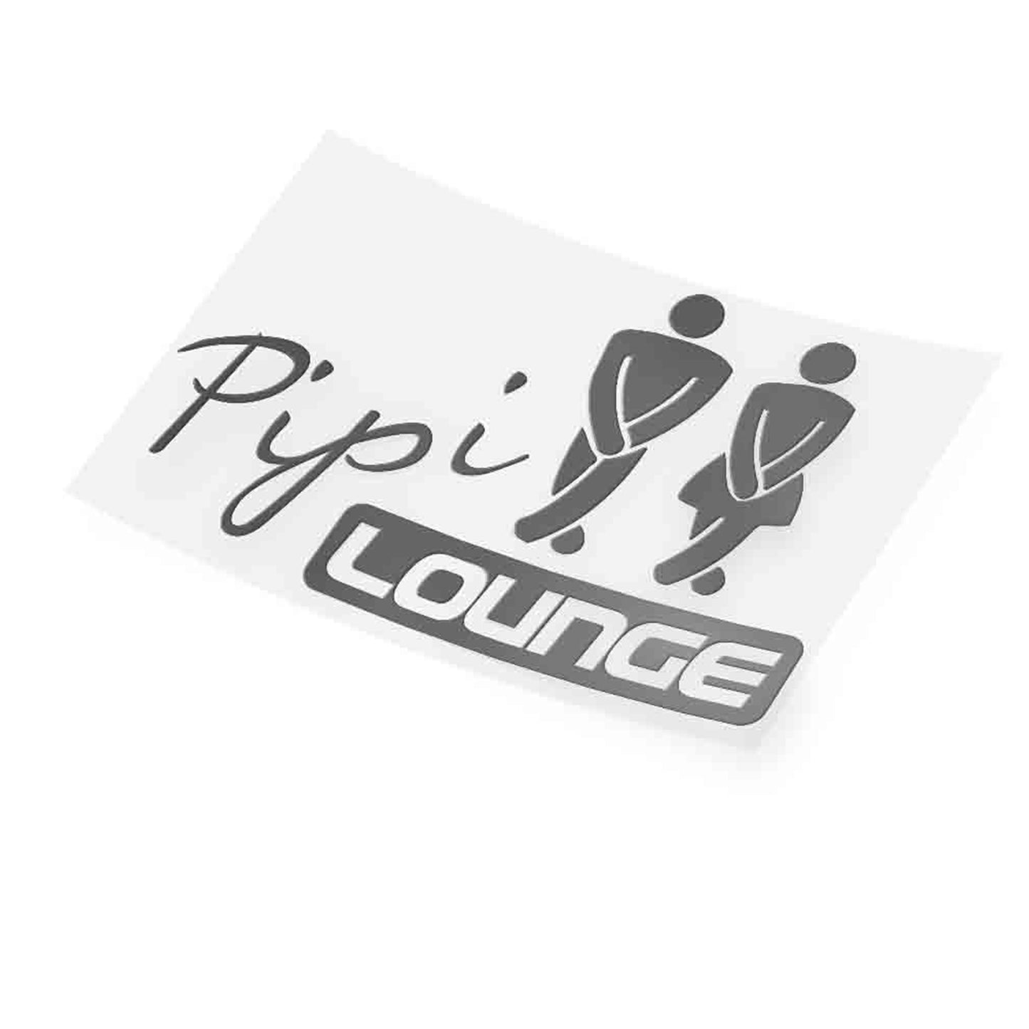 Pipi Lounge WC Toilettenaufkleber Badezimmer Wandtattoo - Fulima