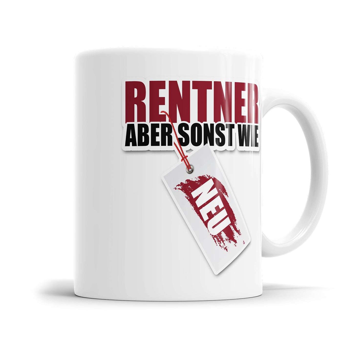 Rentner aber sonst wie neu Ruhestand Etikett - Rente Tasse - Fulima