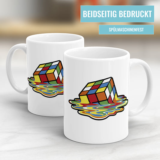 Gamer Tasse - Rubrik geschmolzener Zauberwürfel - Fulima