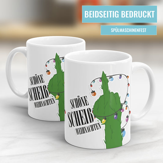 Schöne Scheiß Weihnachten Grinch Weihnachtstasse - Fulima