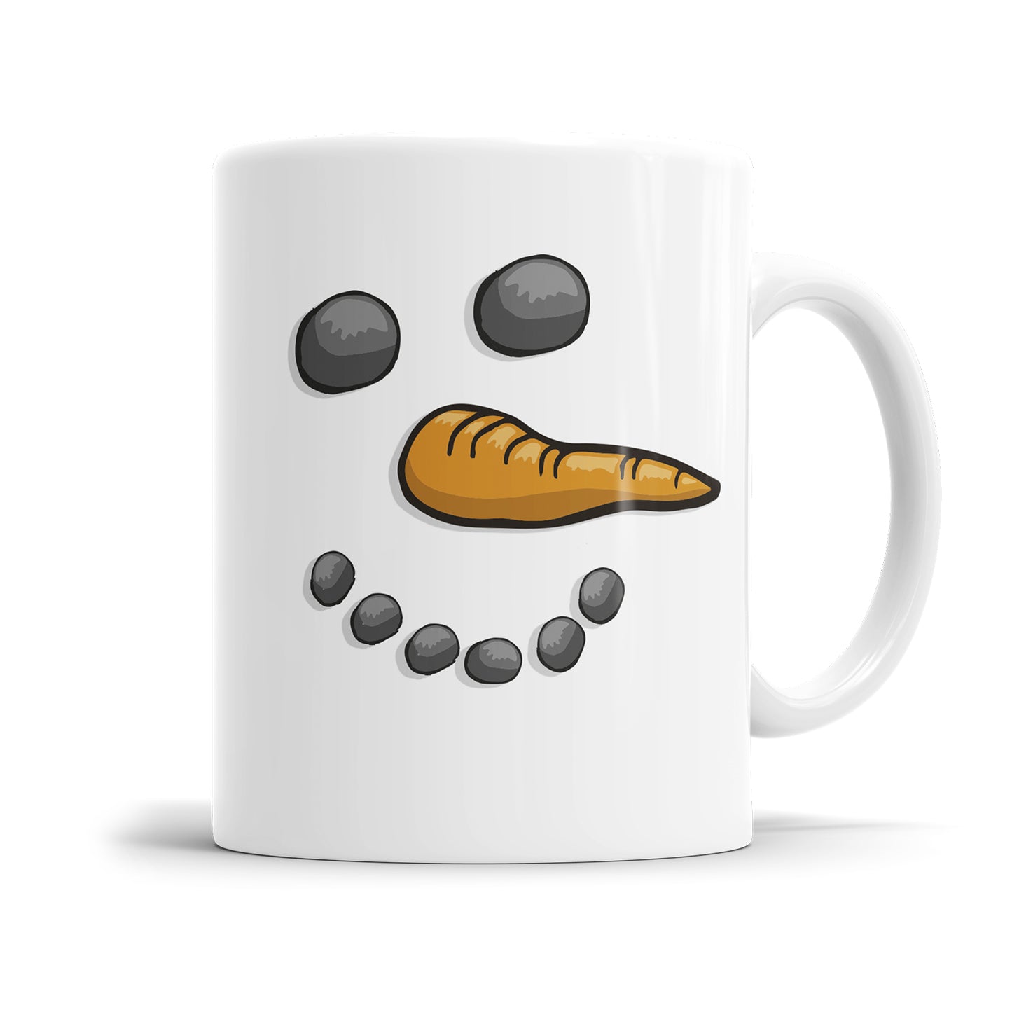 Weihnachtstasse Schneemann Gesicht - Fulima