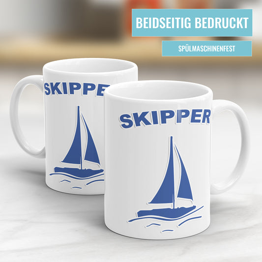 Skipper Segelboot Segler Tasse - Fulima