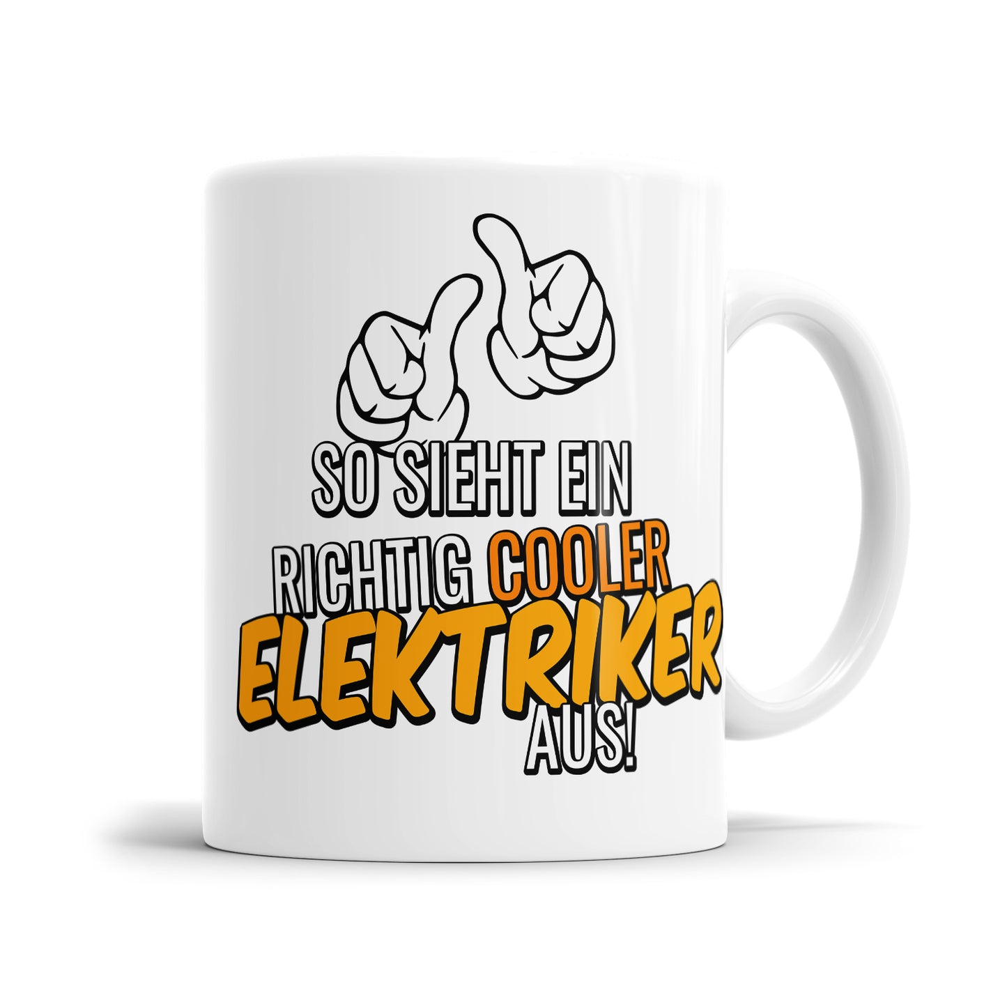 So sieht ein richtig cooler Elektriker aus - Tasse - Fulima