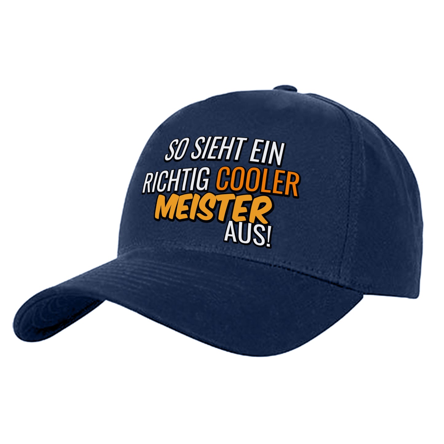 So sieht ein richtig cooler Meister aus - Cap Navy - Fulima