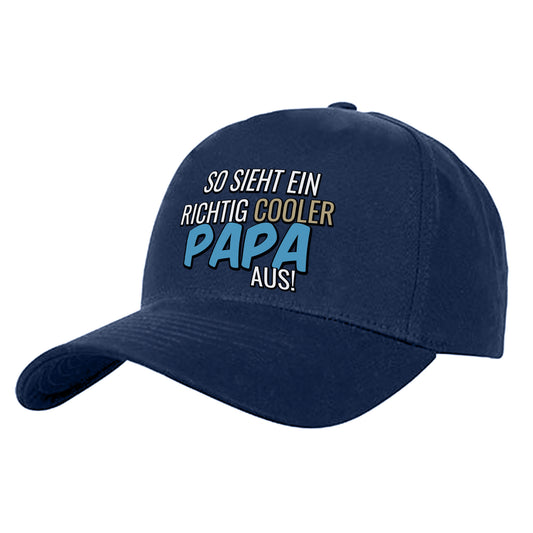So sieht ein richtig cooler Papa aus - Cap Navy - Fulima