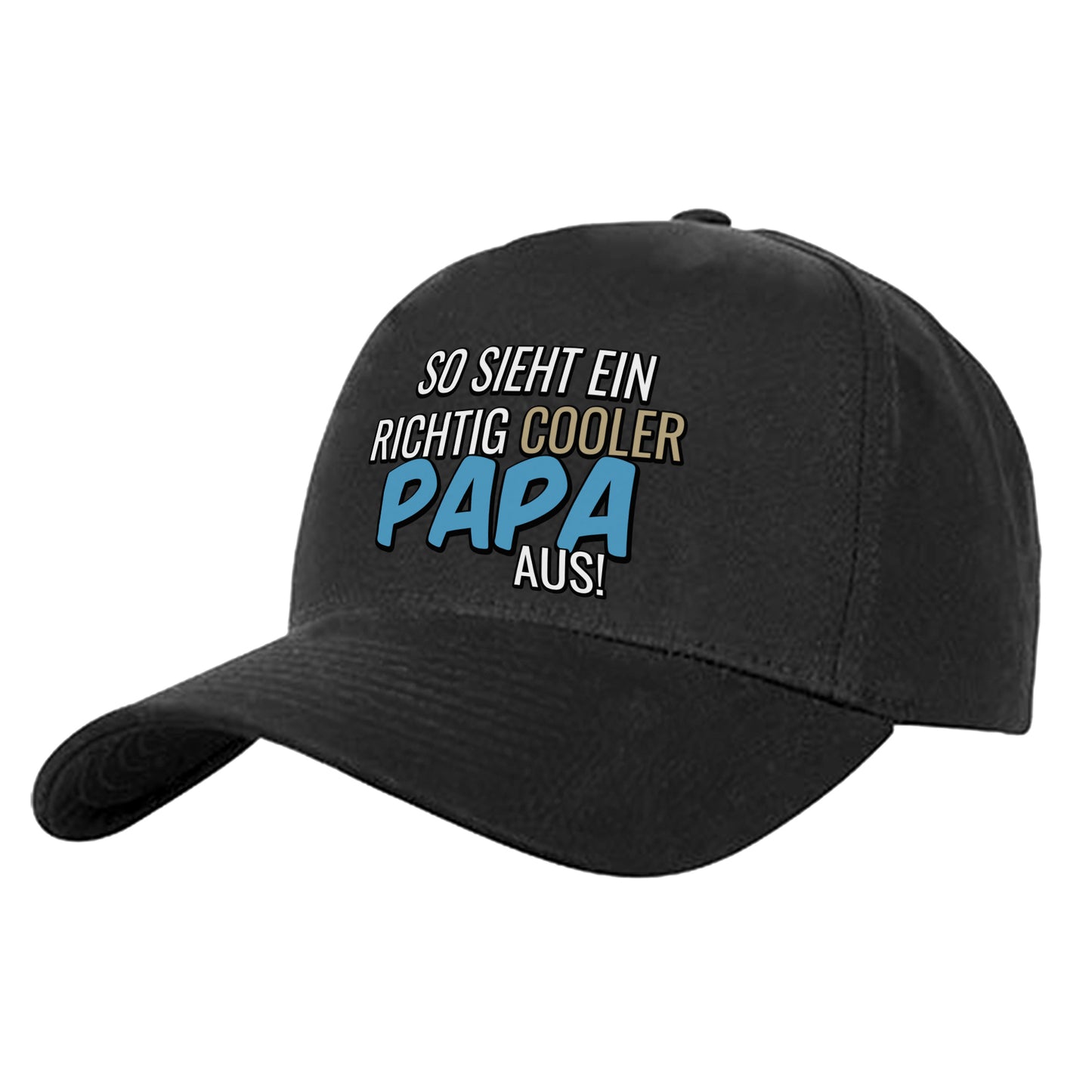 So sieht ein richtig cooler Papa aus - Cap Schwarz - Fulima