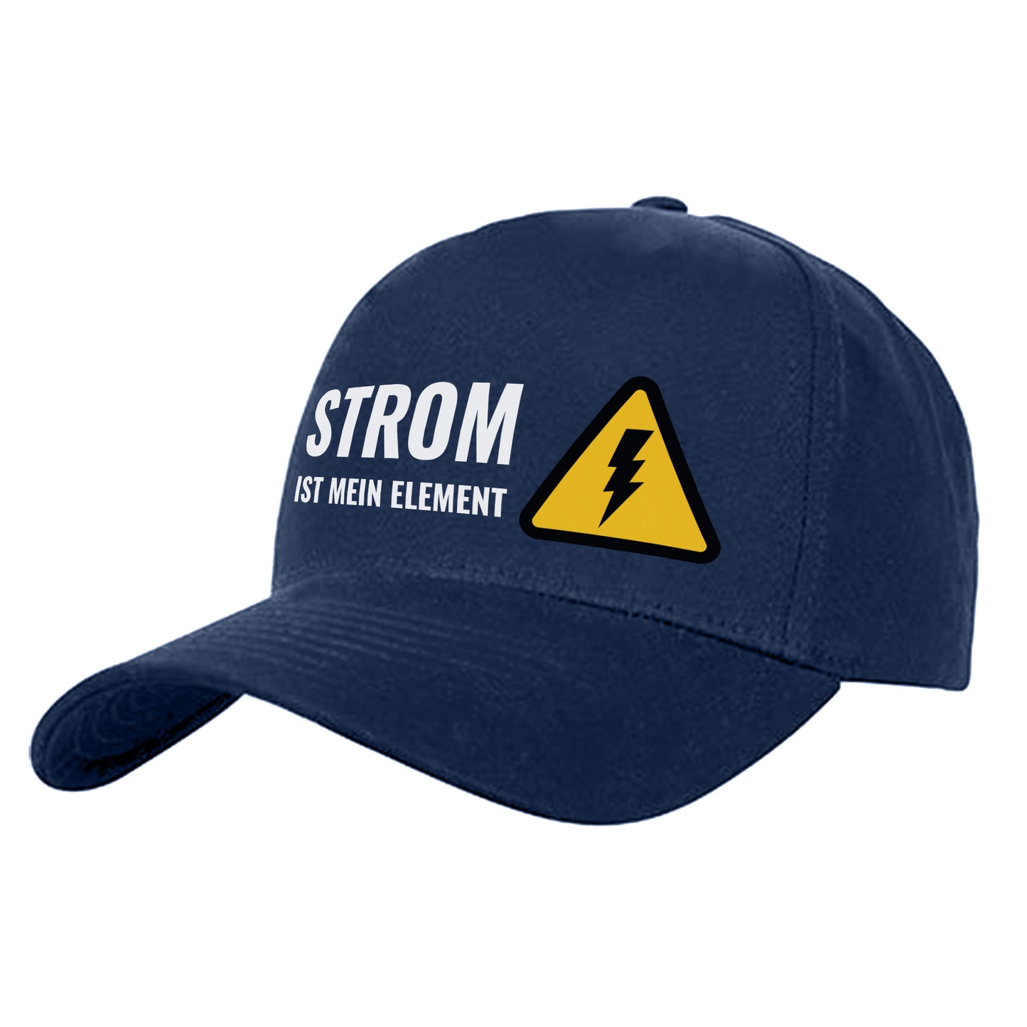 Strom ist mein Element - Elektriker Cap Navy - Fulima