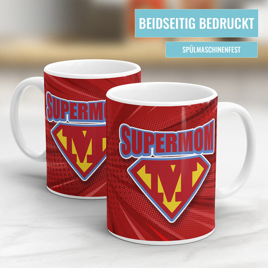 Supermom Tasse – Superheldin Mama – Perfektes Geschenk für die Beste Mama - Fulima