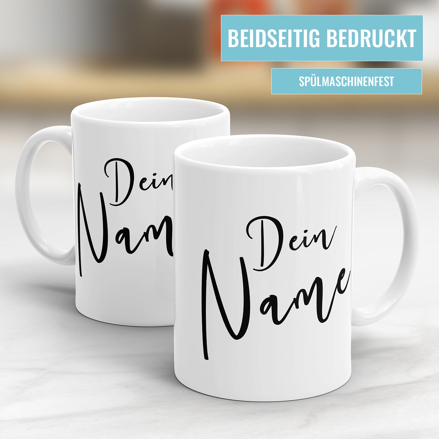 Personalisierte Schreibschrift Tasse - Namenstasse - Fulima