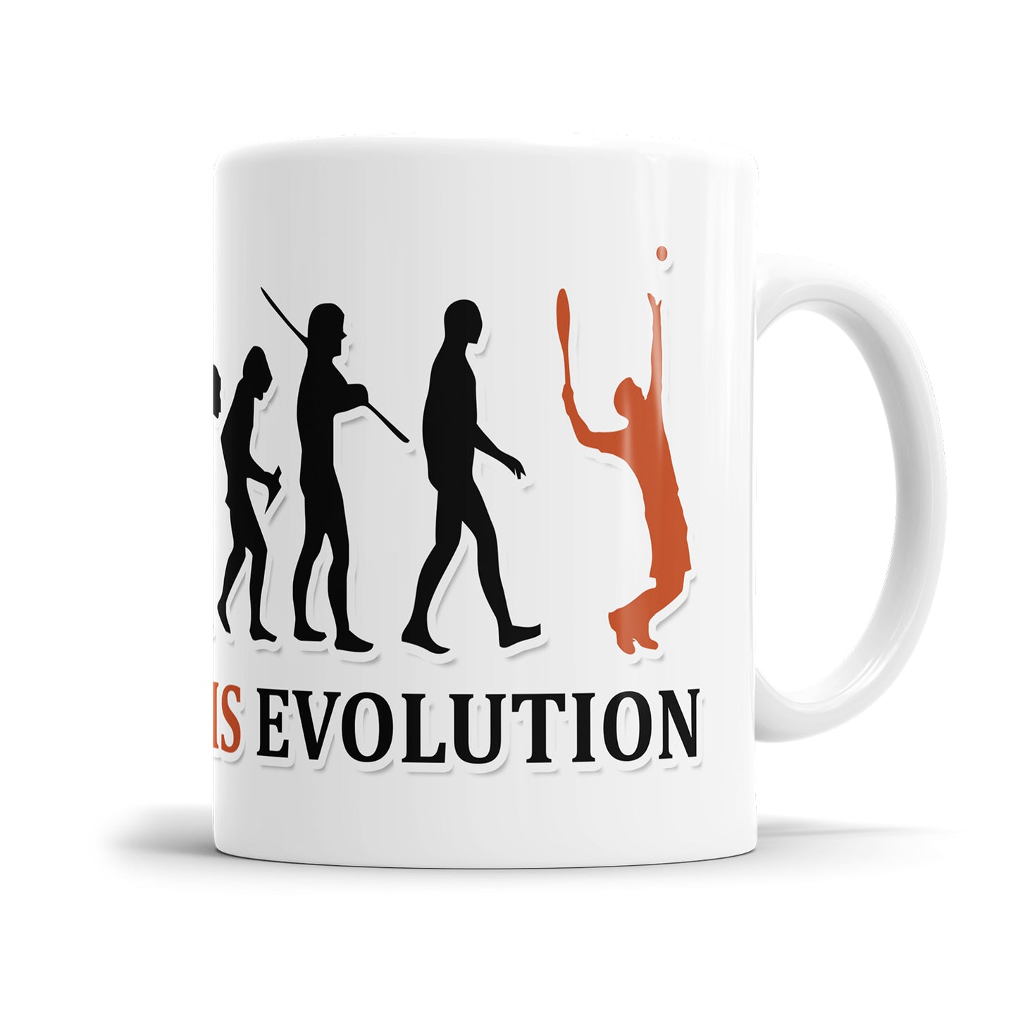 Tennis Evolution Tasse - Geschenkidee für Tennisspieler - Fulima