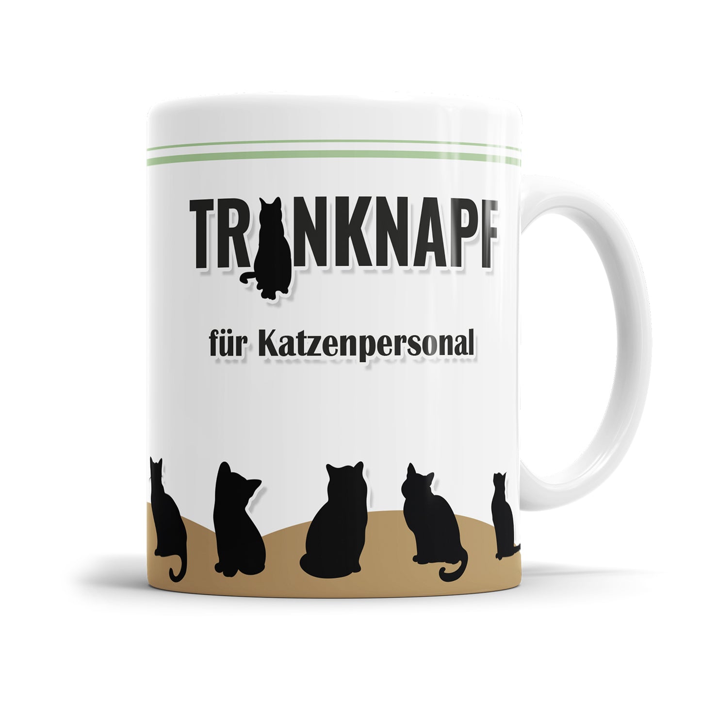 Trinknapf für Katzenpersonal Tasse für Katzenliebhaber