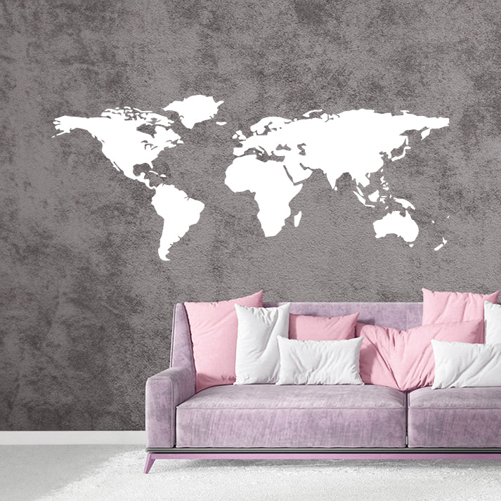 Wandtattoo "Weltkarte" - Fulima