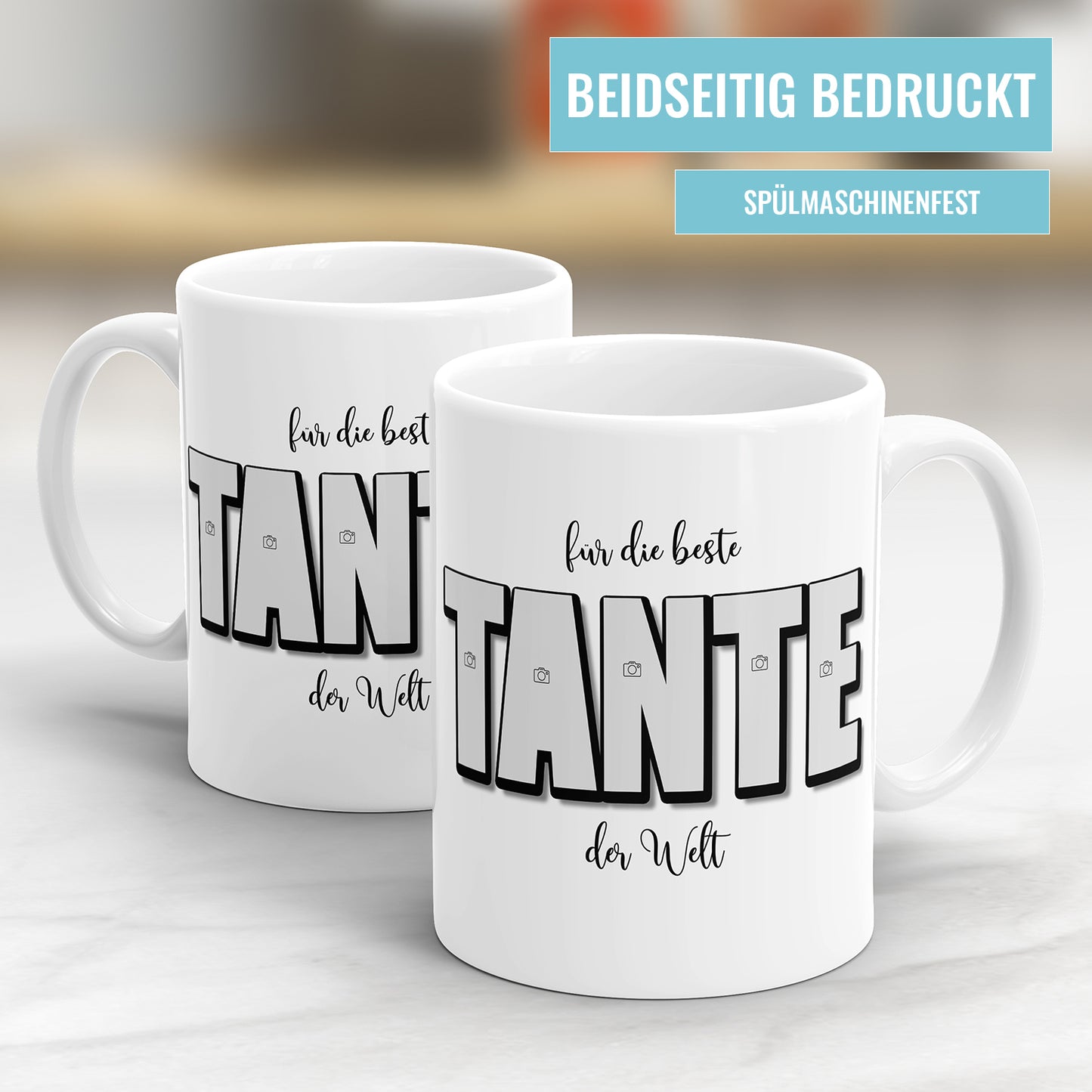 Foto Tasse für die beste Tante der Welt