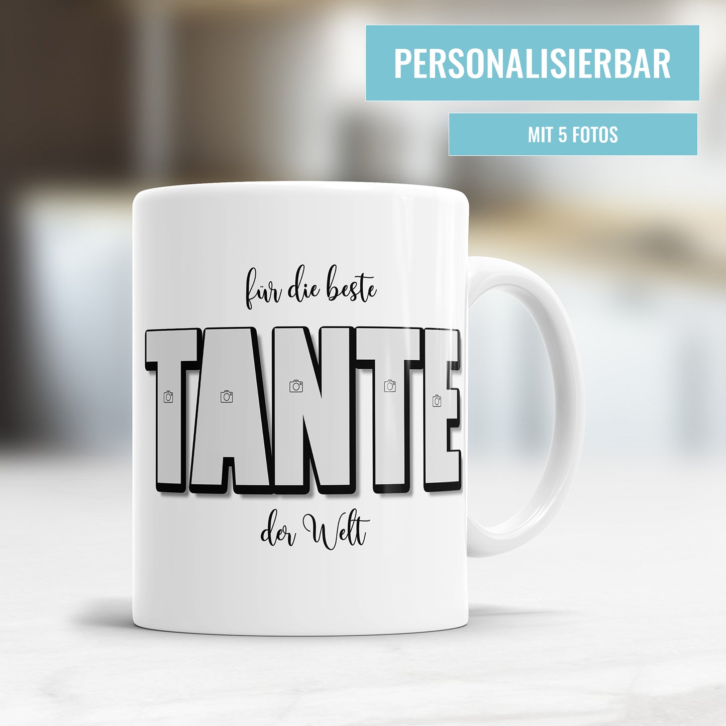 Foto Tasse für die beste Tante der Welt