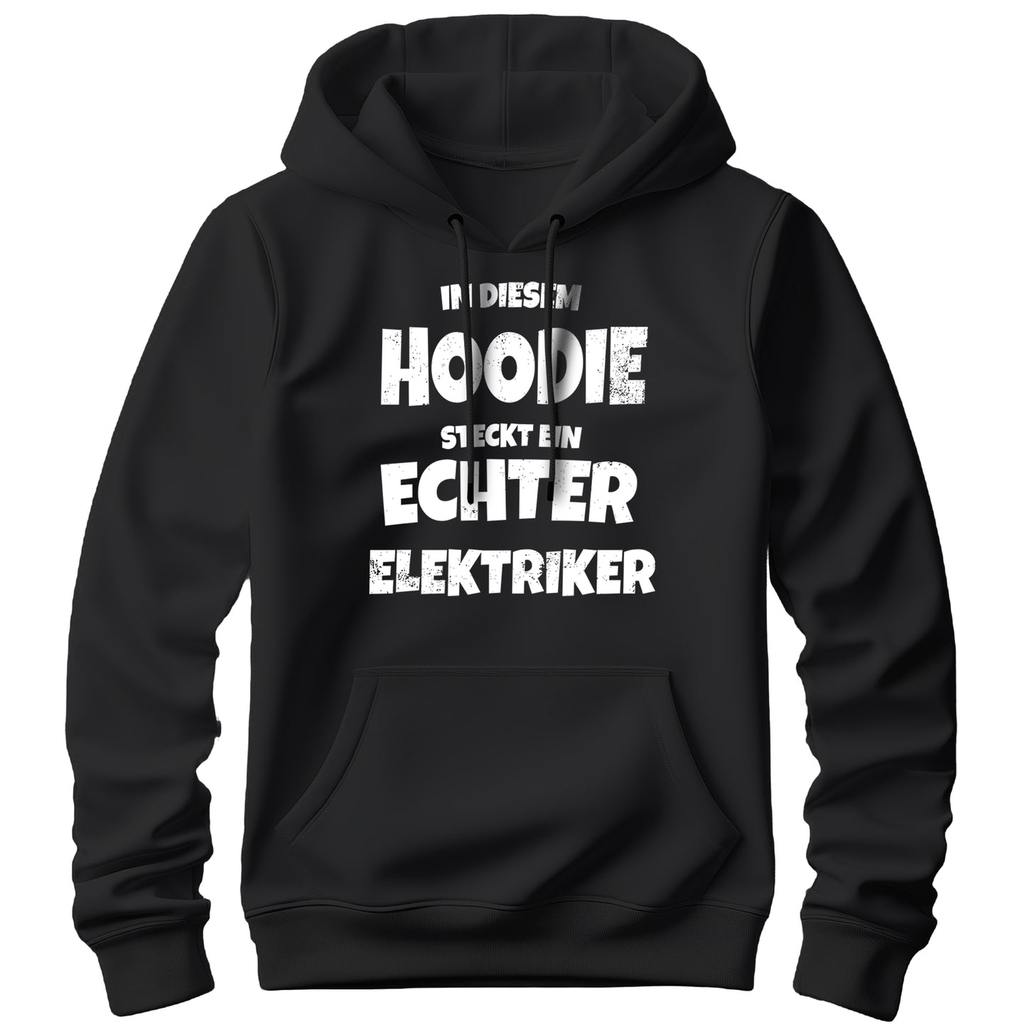 In diesem Hoodie steckt ein echter Elektriker - Hoodie Schwarz - FULiMA®