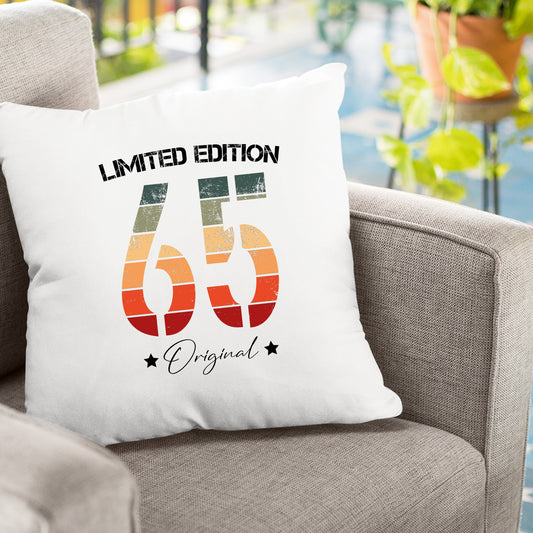 Limited Edition Original Grunge Vintage 65 - Geburtstag Kissen - Fulima