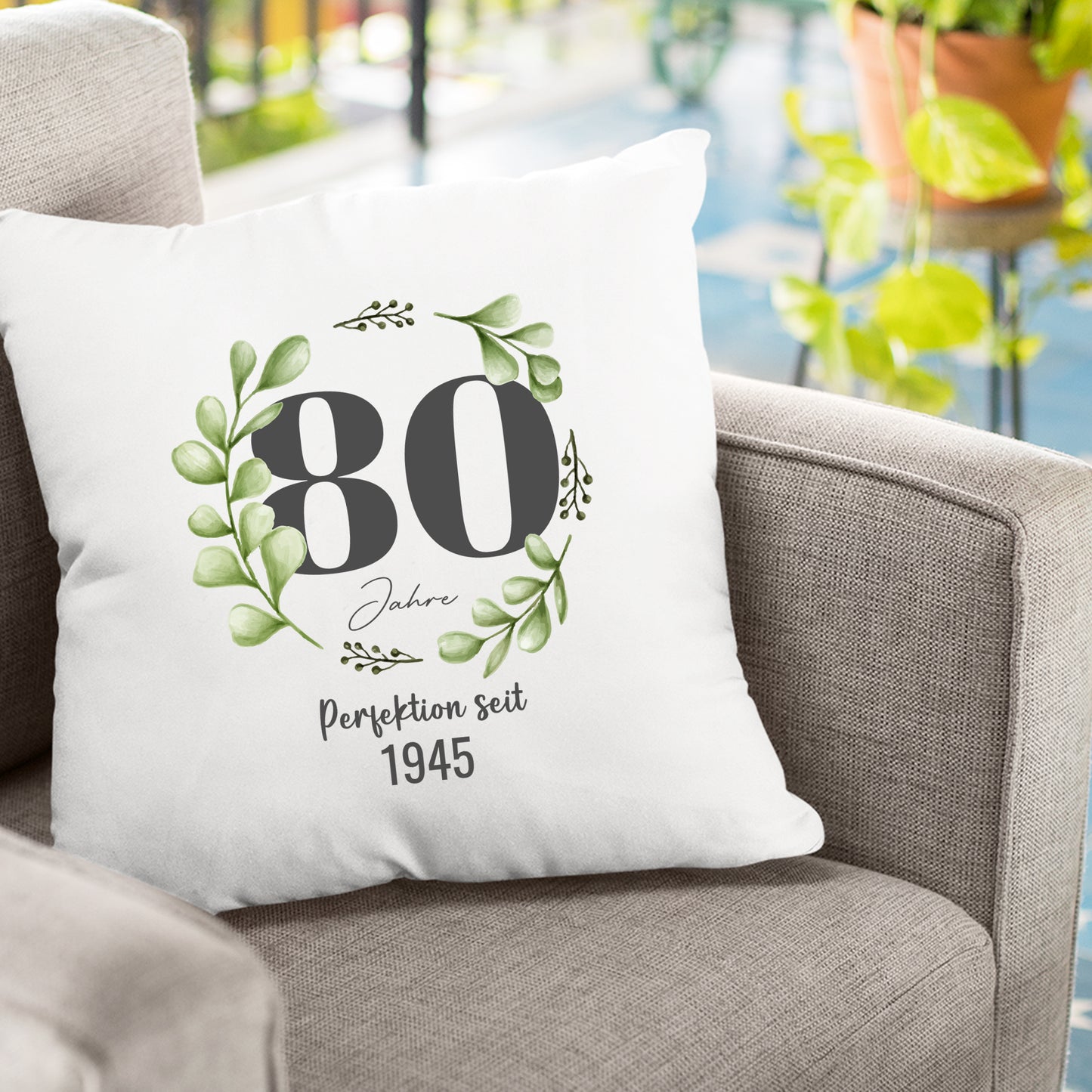 80 Jahre Perfektion seit 1945 - Geburtstag Kissen - Fulima