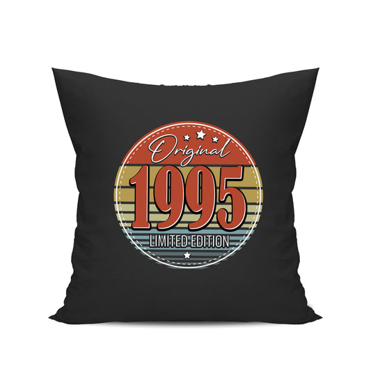 Original Limited Edition 1995 – Vintage - Geburtstagskissen Schwarz - FULiMA®