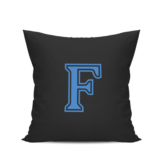 Personalisiertes Kissen mit deinem Buchstaben Schwarz - Fulima