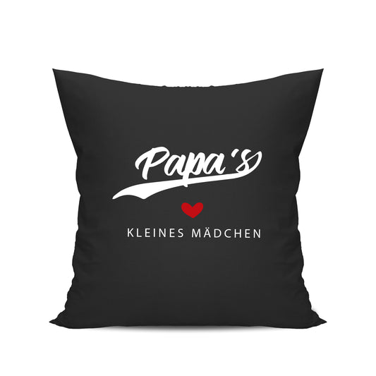 Babykissen - Papas kleines Mädchen Schwarz - Fulima