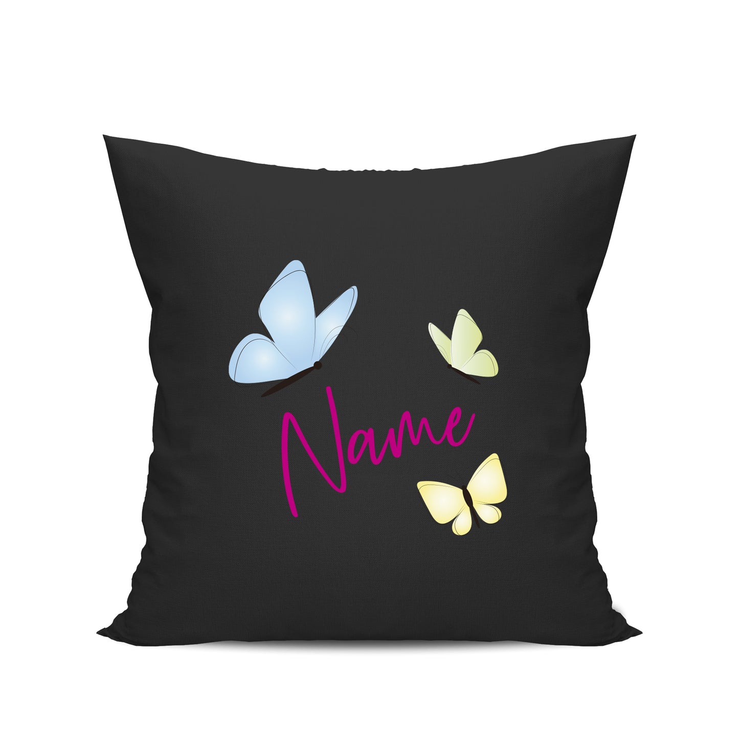 Babykissen - Schmetterlinge mit Namen Schwarz - Fulima