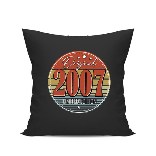 Original Limited Edition 2007 – Vintage - Geburtstagskissen Schwarz - FULiMA®