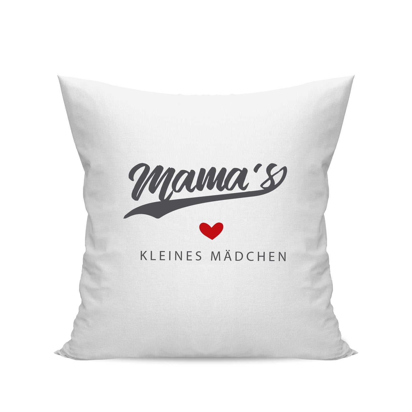 Babykissen - Mamas kleines Mädchen - Geschenk zur Geburt Weiß - Fulima