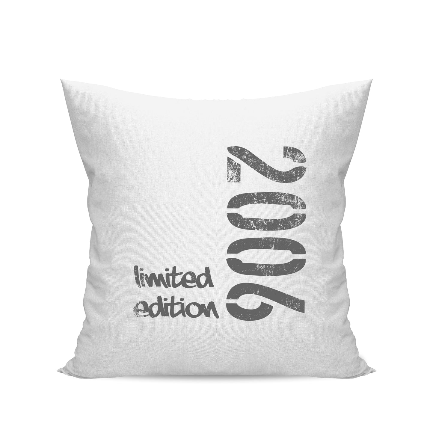 Limited Edition 2006 - Geburtstag Kissen Weiß - Fulima
