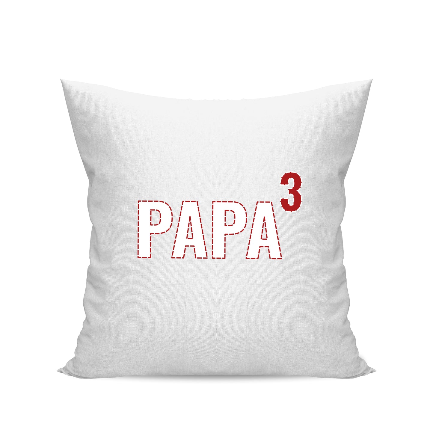 Papa Kissen - Mit Anzahl der Kinder - Geschenk Papa Weiß - Fulima