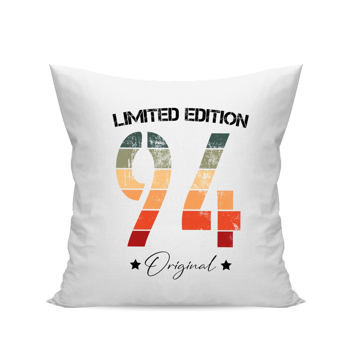 Limited Edition Original Grunge Vintage 94 - Geburtstag Kissen Weiß - Fulima