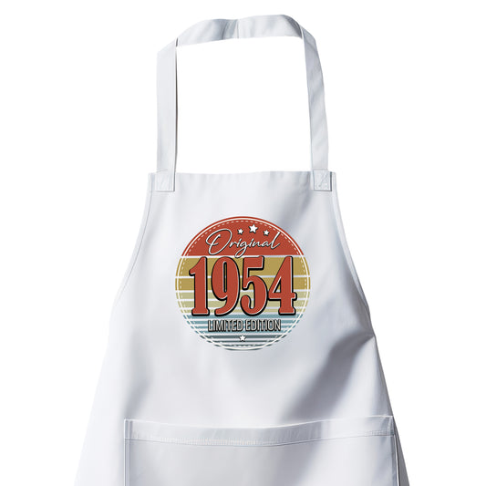 Original Limited Edition 1954 – Vintage - Schürze Weiß - Fulima
