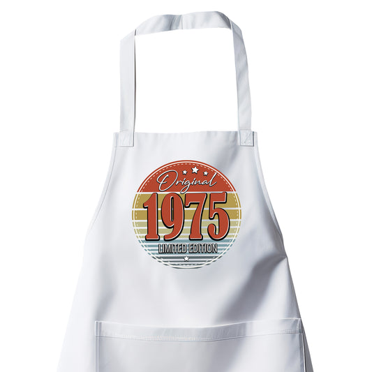 Original Limited Edition 1975 – Vintage - Schürze Weiß - Fulima