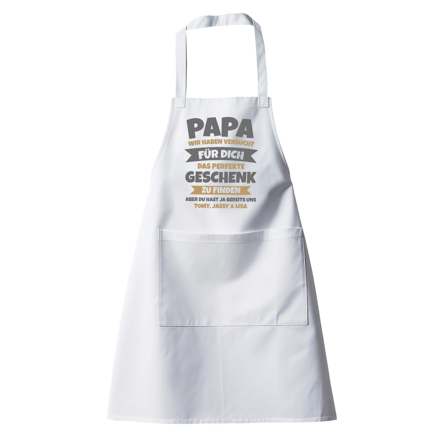 Grillschürze Papa - Wir haben versucht das beste Geschenk zu finden - Geschenkidee - Fulima