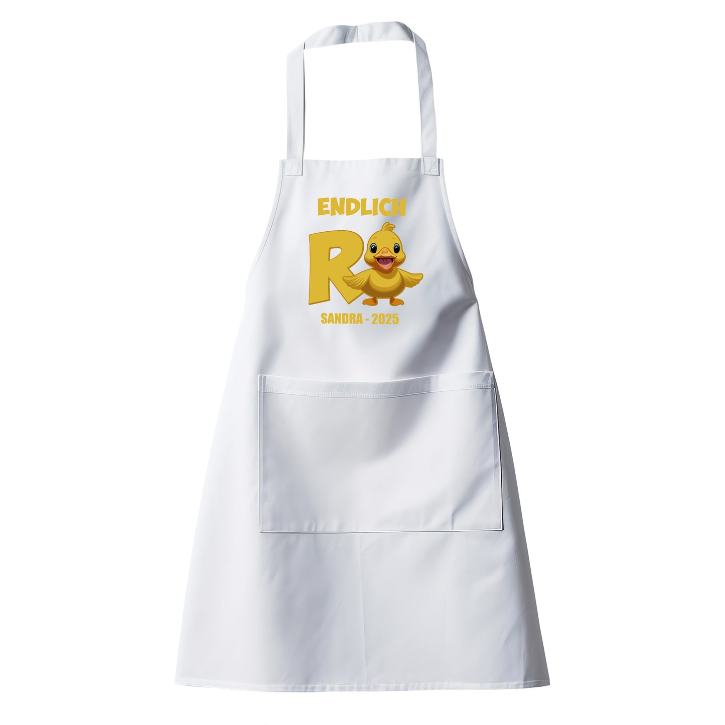 Rentner Grill- Kochschürze - Endlich Rente Ente - Süße Comic Ente - Rente Geschenk - Fulima