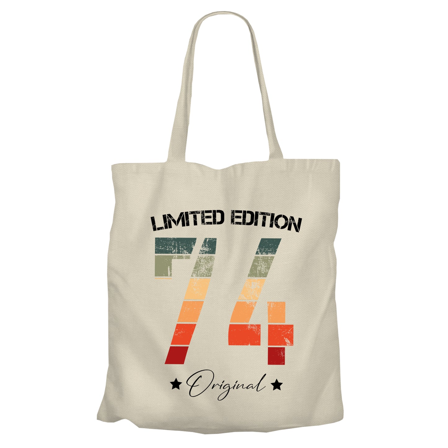 Limited Edition Original Grunge Vintage 74 - Einkaufstasche Beige - FULiMA®