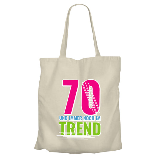 70 Jahre und immer noch im Trend - Einkaufstasche Beige - FULiMA®