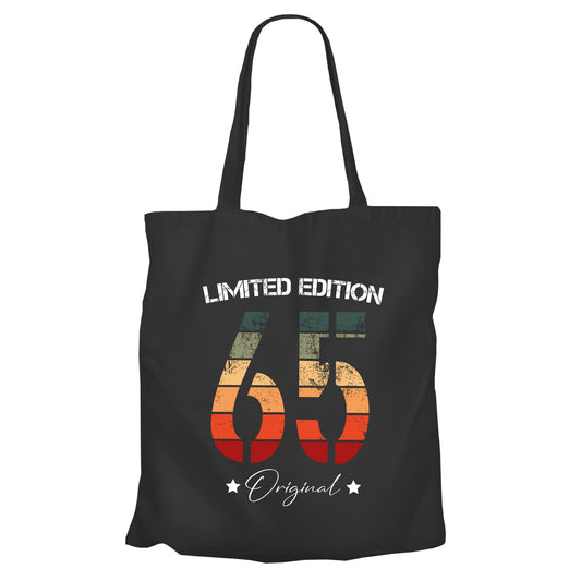 Limited Edition Original Grunge Vintage 65 - Einkaufstasche Schwarz - FULiMA®