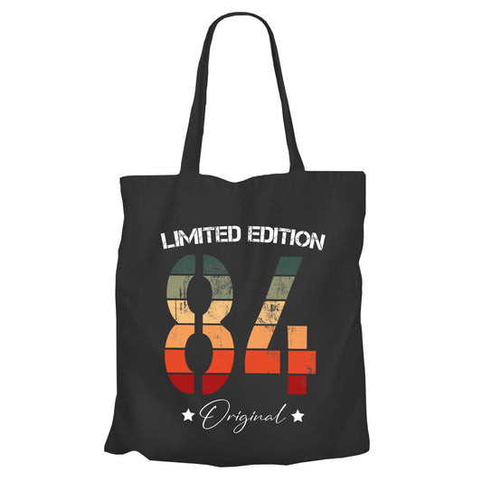 Limited Edition Original Grunge Vintage 84 - Einkaufstasche Schwarz - FULiMA®