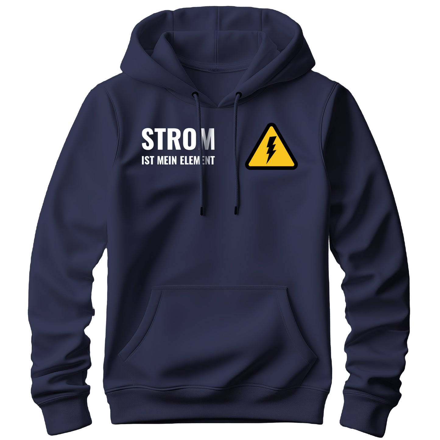 Strom ist mein Element - Elektriker Hoodie Navy - FULiMA®