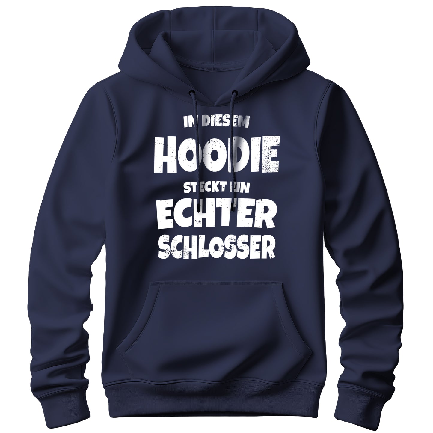 In diesem Hoodie steckt ein echter Schlosser- Hoodie Navy - FULiMA®