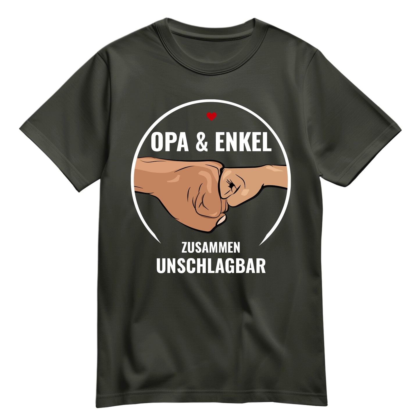 Opa Shirt - Opa und Enkel Zusammen Unschlagbar - Geschenkidee Khaki - FULiMA®