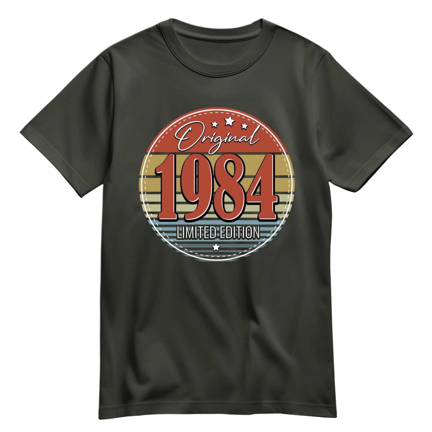 Geburtstagshirt - Original Limited Edition 1984 – Vintage Khaki - FULiMA®