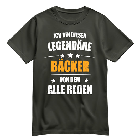 Ich bin dieser Legendäre Bäcker von dem alle reden - Shirt Khaki - FULiMA®