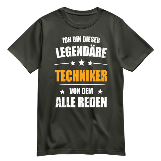 Ich bin dieser Legendäre Techniker von dem alle reden - Shirt Khaki - FULiMA®
