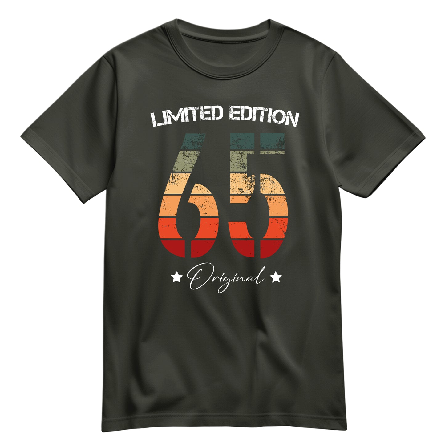 Limited Edition Original Grunge Vintage 65 - Geburtstagsshirt Khaki - FULiMA®