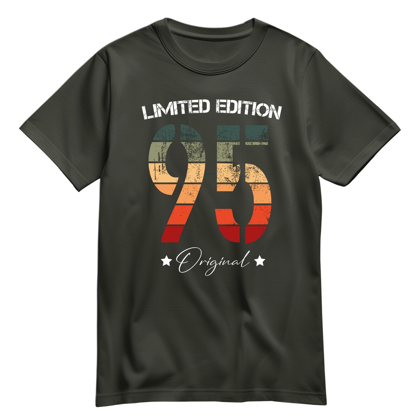 Limited Edition Original Grunge Vintage 95 - Geburtstagsshirt Khaki - FULiMA®