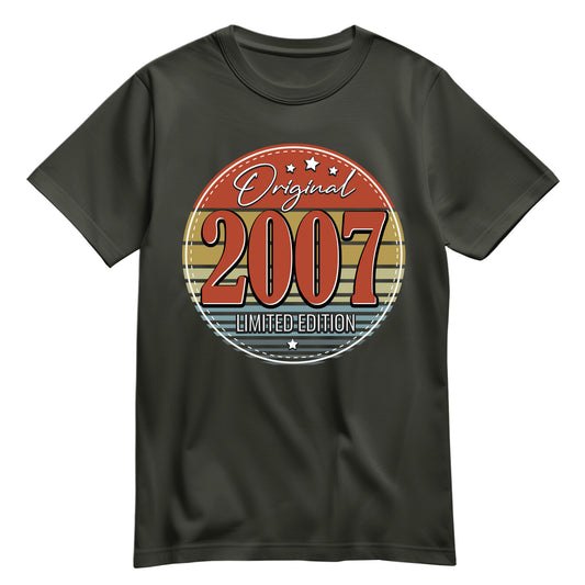 Geburtstagsshirt - Original Limited Edition 2007 – Vintage Khaki - FULiMA®