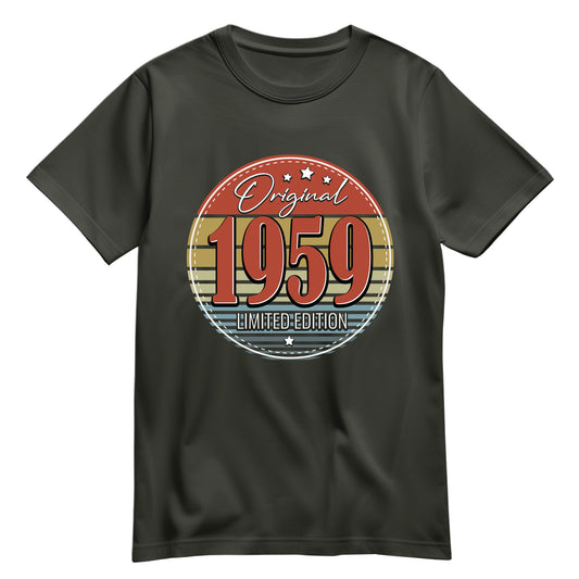 Geburtstagshirt - Original Limited Edition 1959 – Vintage Khaki - FULiMA®