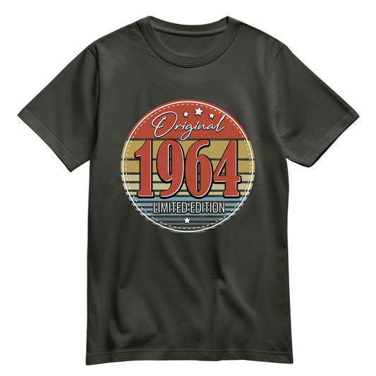 Geburtstagshirt - Original Limited Edition 1964 – Vintage Khaki - FULiMA®